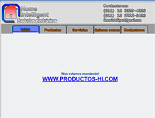 Tablet Screenshot of homeintelligent.com.ar